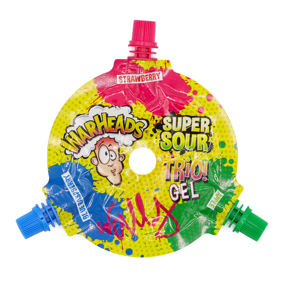 Warheads Super Sour Trio Gel Wheel - 51g