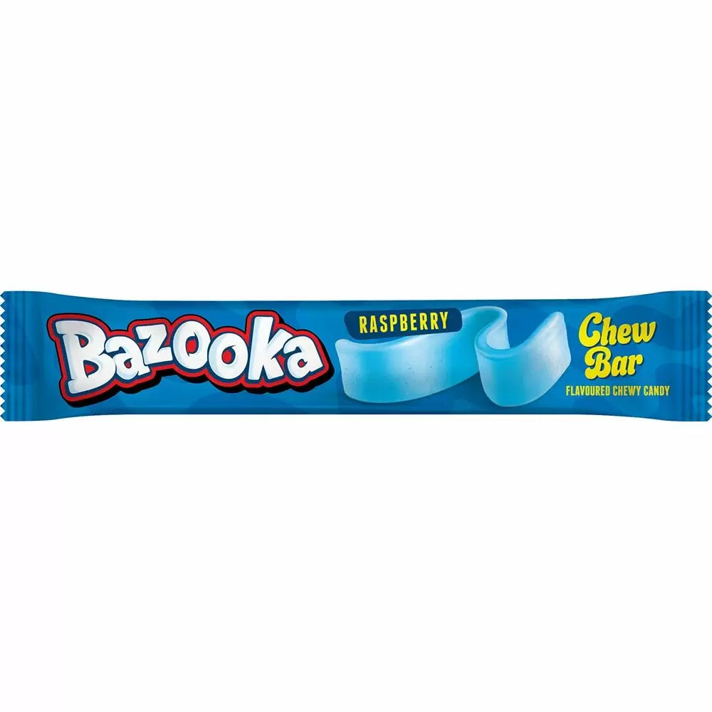 Bazooka Blue Raspberry Chew Bars - 14g