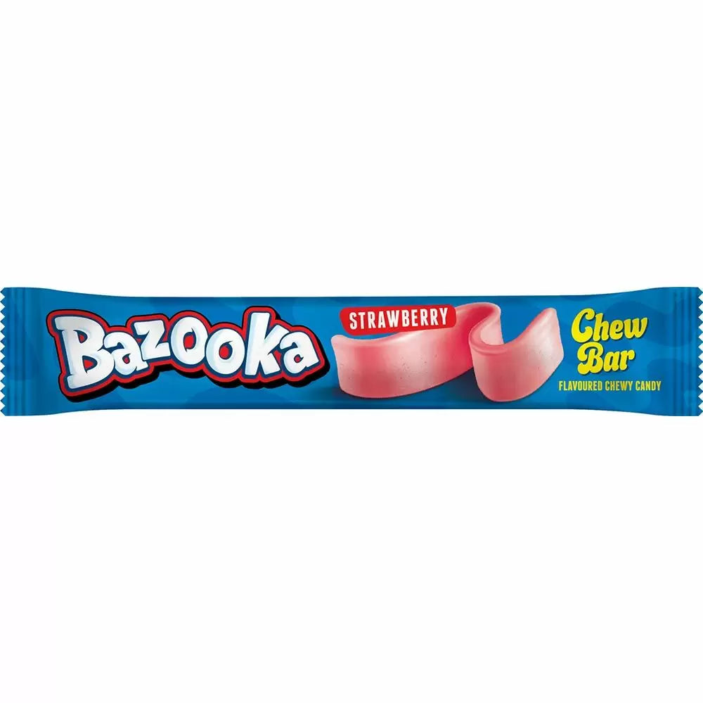 Bazooka Strawberry Chew Bars - 14g