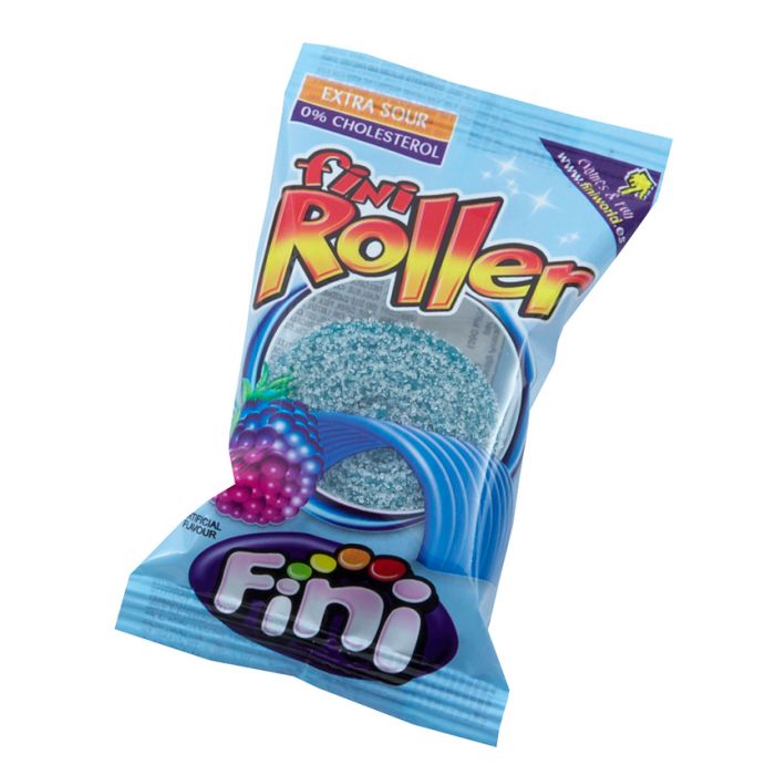 Fini Fizzy Raspberry Rollers - 20g