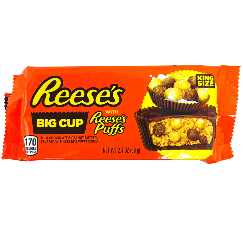 Reese's Big Cup Stuffed With Reese's Puffs King Size - 2.4oz (68g)