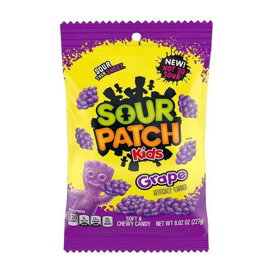 Sour Patch Kids Grape Chewy Candy - 8oz (227g)