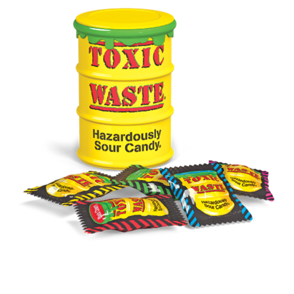 Toxic Waste Yellow Drum Extreme Sour Candy - 1.5oz (42g)