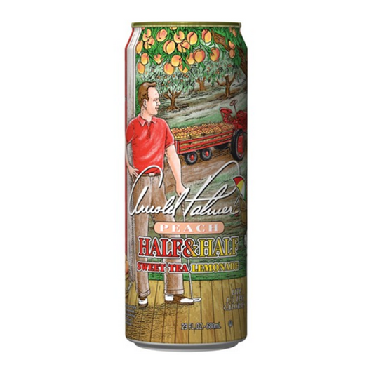 AriZona Arnold Palmer Peach Half & Half Sweet Tea Lemonade 23fl.oz (680ml)