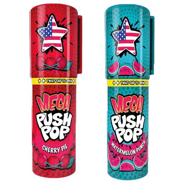 Mega Push Pop - Flavours of America
