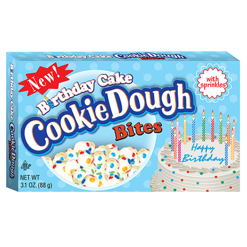 Birthday Cake Cookie Dough Bites - 3.1oz (88g) - Theatre Box