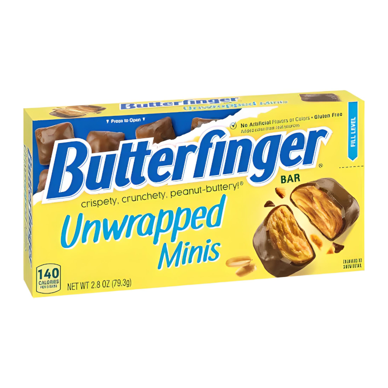 Butterfinger Unwrapped Minis - 2.8oz (79.3g) - Theatre Box