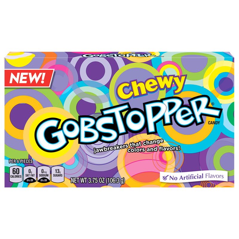 Chewy Gobstoppers - 3.75oz (106.3g) - Theatre Box