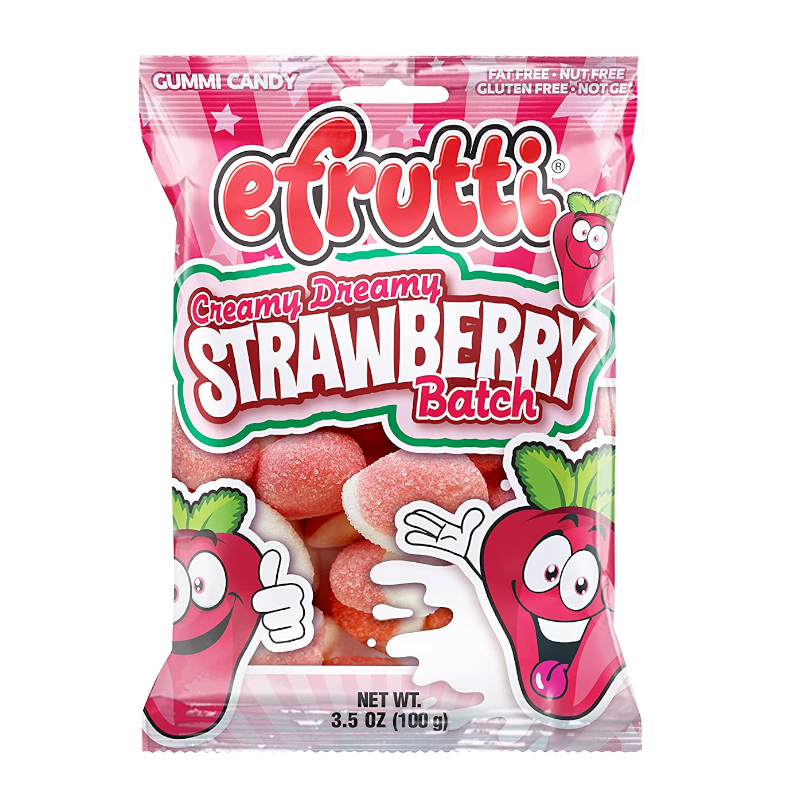 efrutti Creamy Dreamy Strawberries - 3.5oz (100g)