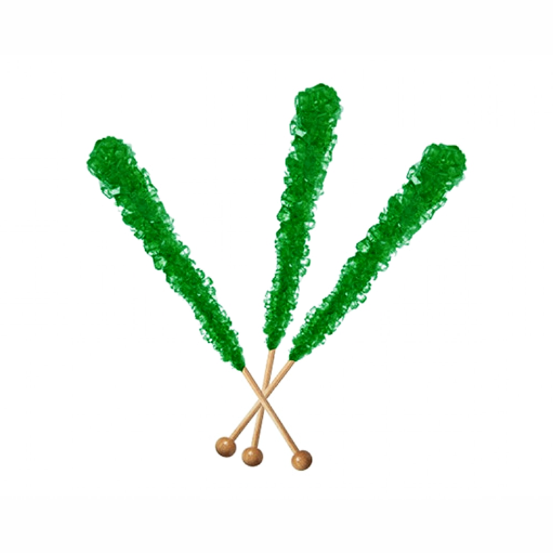 Espeez - Rock Candy on a Stick - Green Apple (Dark Green) - SINGLE 0.8oz (22g)