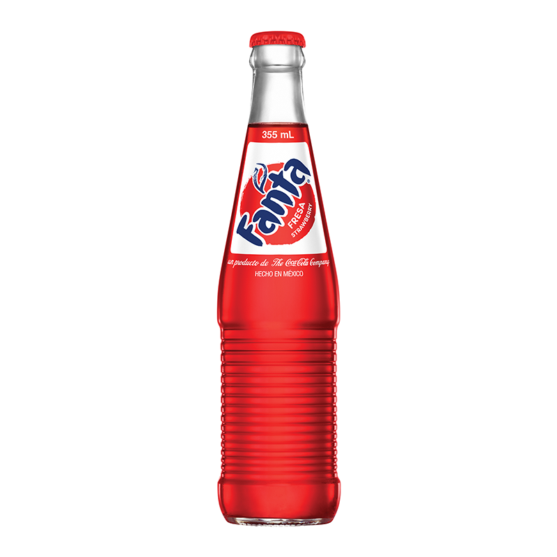 Mexican Fanta Strawberry Soda - 355ml