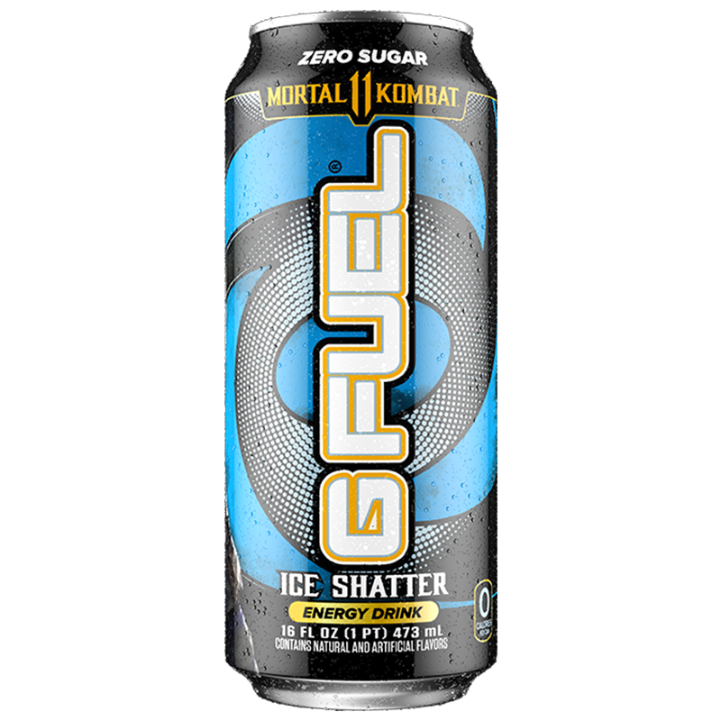 G FUEL - Mortal Kombat Ice Shatter (Blueberry Lemon Flavour) Zero Sugar Energy Drink - 16fl.oz (473ml)