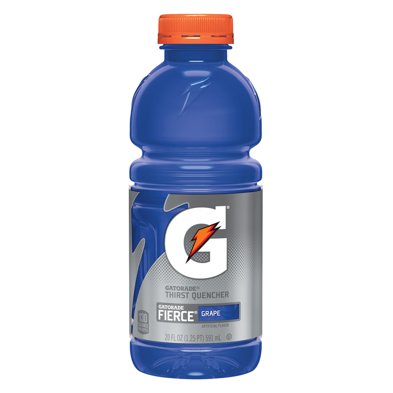 Gatorade Fierce Grape - 20fl.oz (591ml)