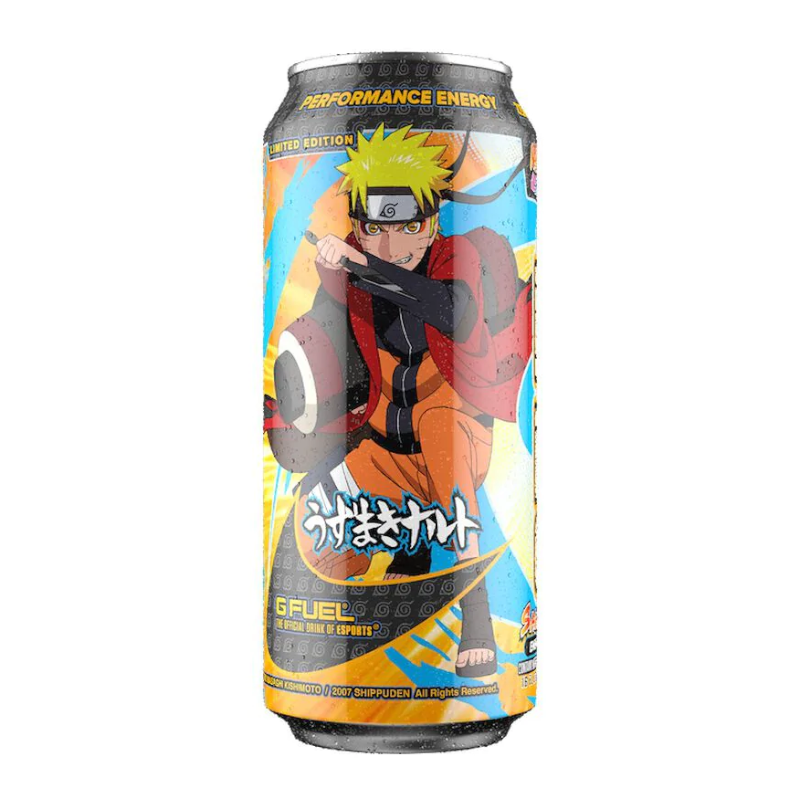 G FUEL - Zero Sugar Energy Drink - Naruto Sage Mode (Pomelo White Peach Flavour) - 16fl.oz (473ml)