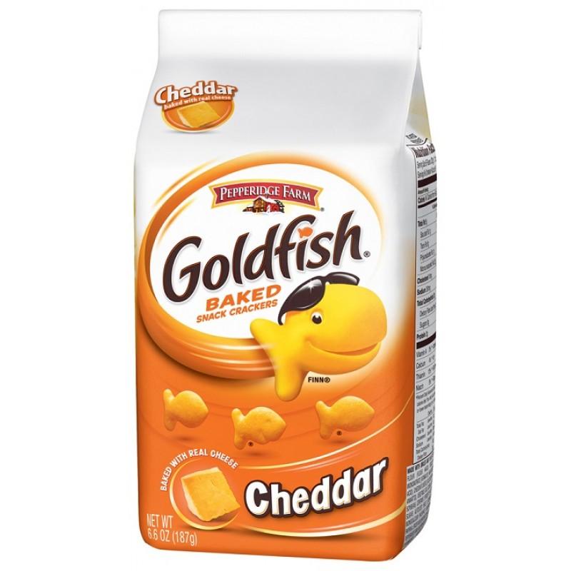 Pepperidge Farm Goldfish Crackers Cheddar Flavour - 6.6oz (187g)
