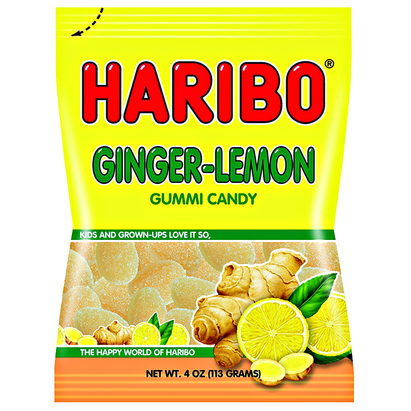 Haribo Ginger-Lemon - 4oz (113g)