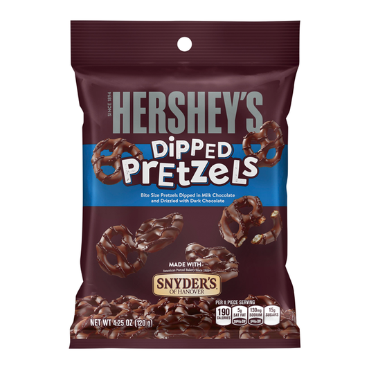 Hershey's - Milk Chocolate Dipped Pretzels - 4.25oz (120g)