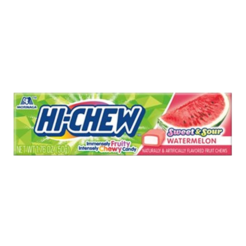 Hi-Chew Sweet & Sour Watermelon Fruit Chews - 1.76oz (50g)