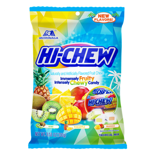 Hi-Chew Tropical Mix Peg Bag - 3.53oz (100g)