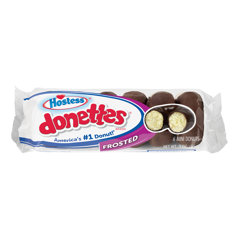 Hostess Frosted Chocolate Donettes - 3oz (85g)