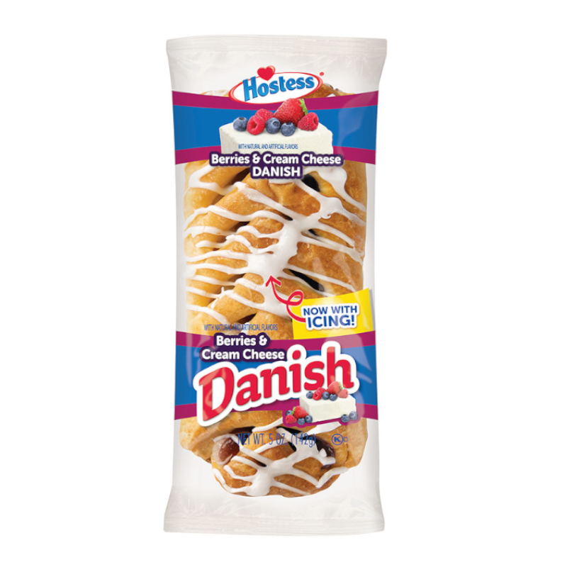 Hostess Iced Berries & Cream Cheese Danish - 2.5oz (71g)