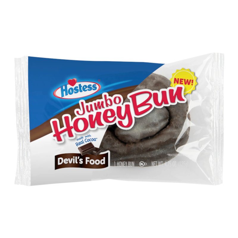 Hostess Jumbo Devil's Food Honey Bun - 4.75oz (135g)