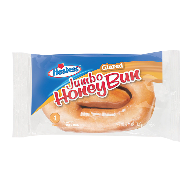 Hostess Jumbo Glazed Honey Bun - 4.75oz (135g)
