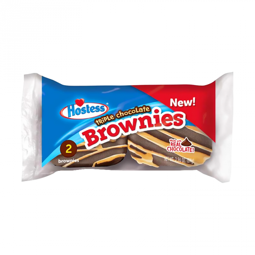 Hostess Triple Chocolate Brownie 2 Pack