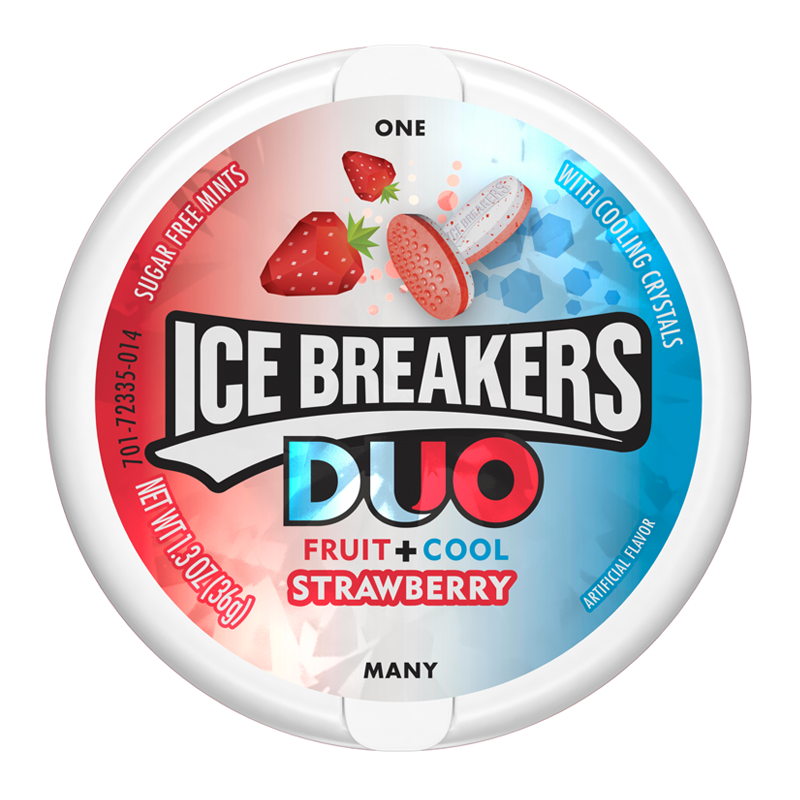 Ice Breakers Duo Strawberry Mints - 1.5oz (42g)