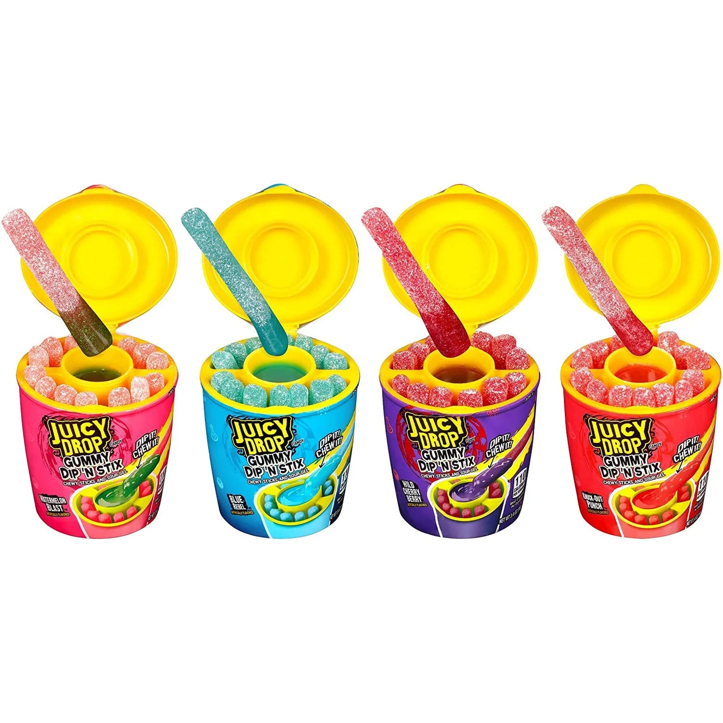 Juicy Drop Gummy Dip 'n' Stix - 3.4oz SINGLE