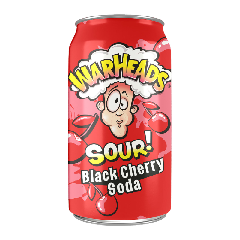 Warheads SOUR! Black Cherry Soda - 330ml