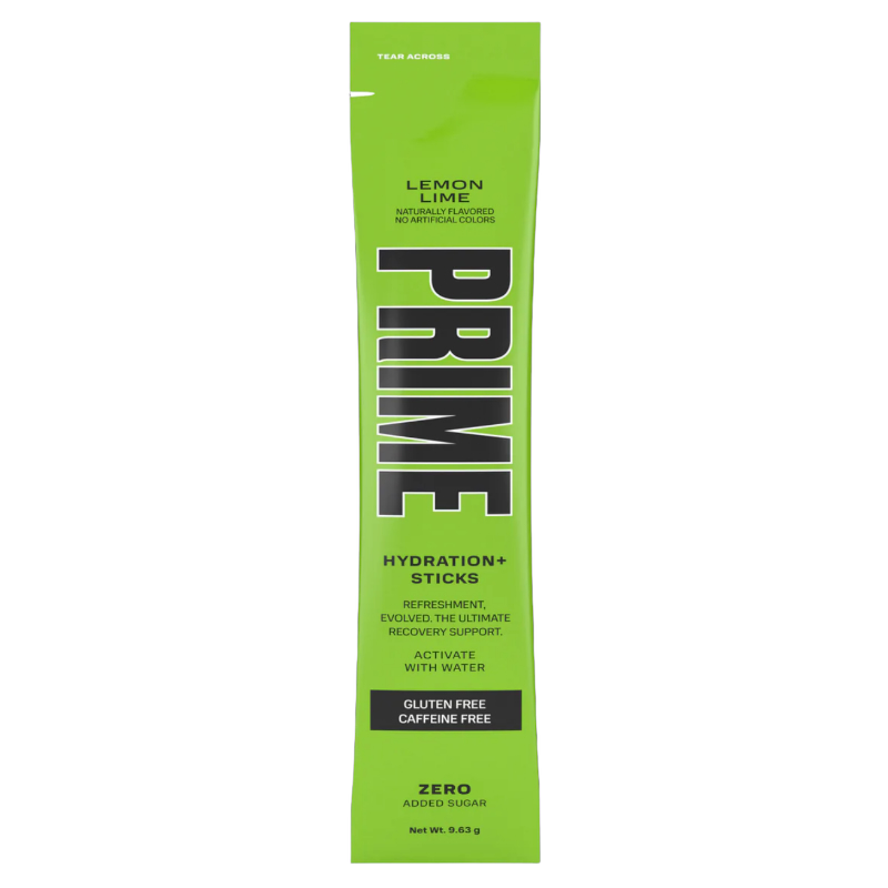 PRIME Lemon Lime Hydration Stick 9.51g (Single) ** BBD 10/24 **