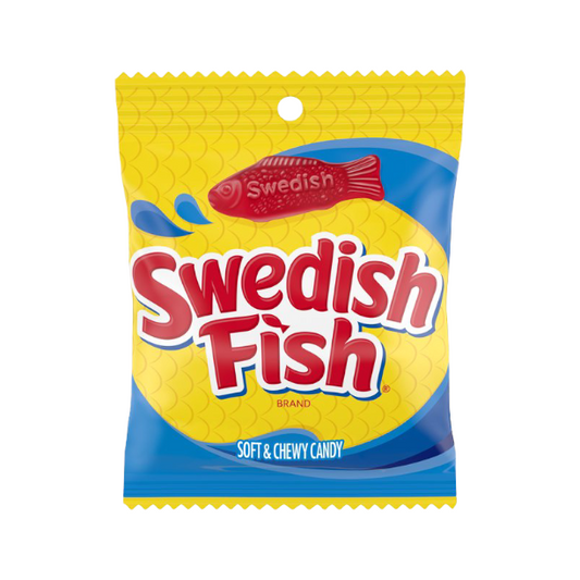 Swedish Fish Red Peg Bag 3.6oz (102g)