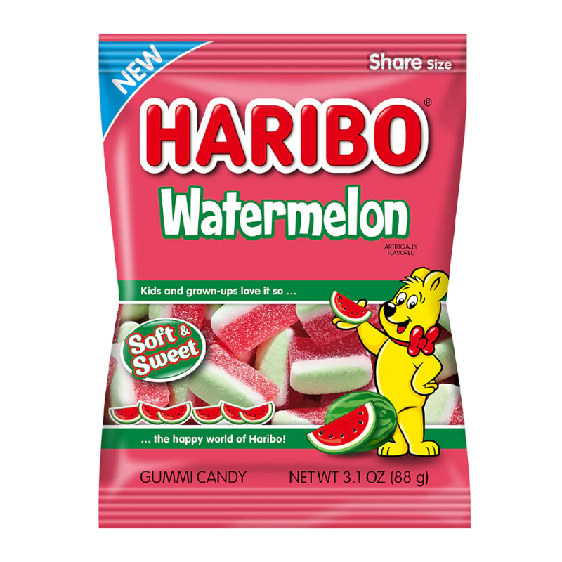 Haribo Watermelon 3.1oz (88g)