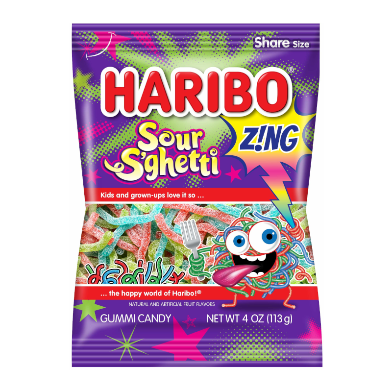 Haribo Sour S'ghetti 4oz (113g)