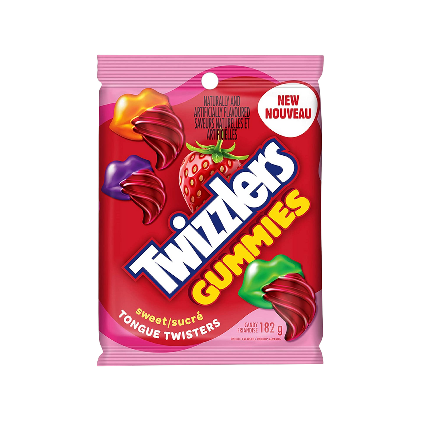 Twizzlers Gummies Tongue Twister Sweet Candies – 182g