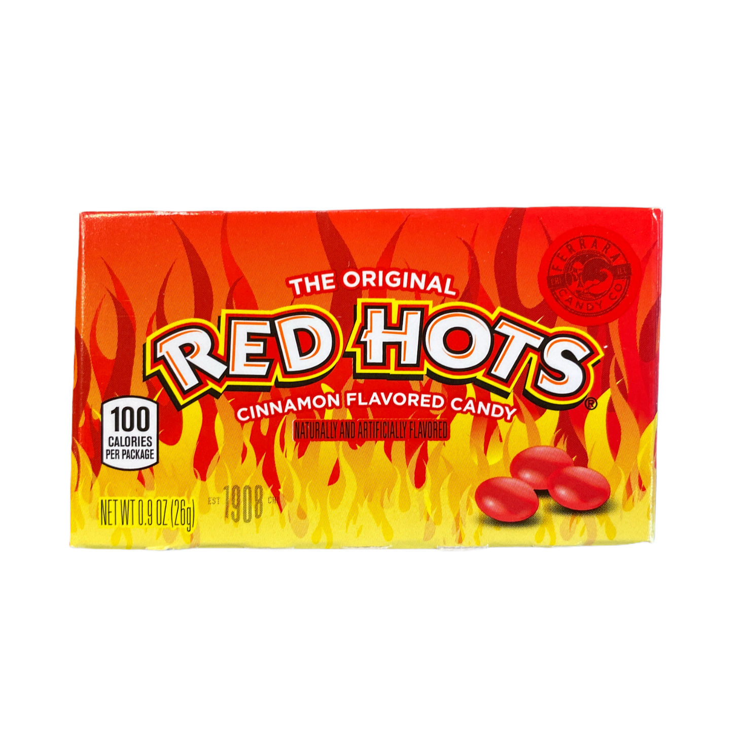 Ferrara Pan Red Hots Cinnamon Candy 0.9oz (26g)