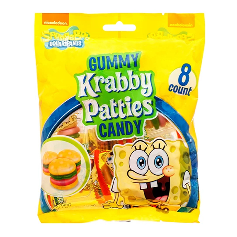 Spongebob Squarepants Gummy Krabby Patties - 2.54oz (72g)
