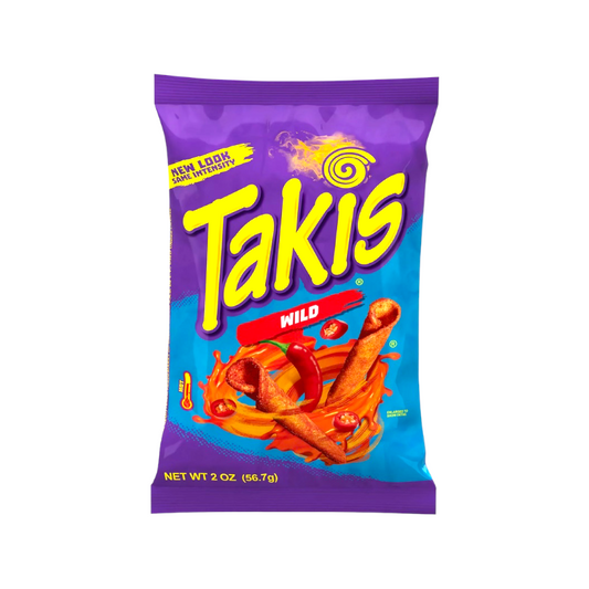 Takis Wild, Spicy Buffalo Flavored Tortilla Chips, 2oz (56.7g)