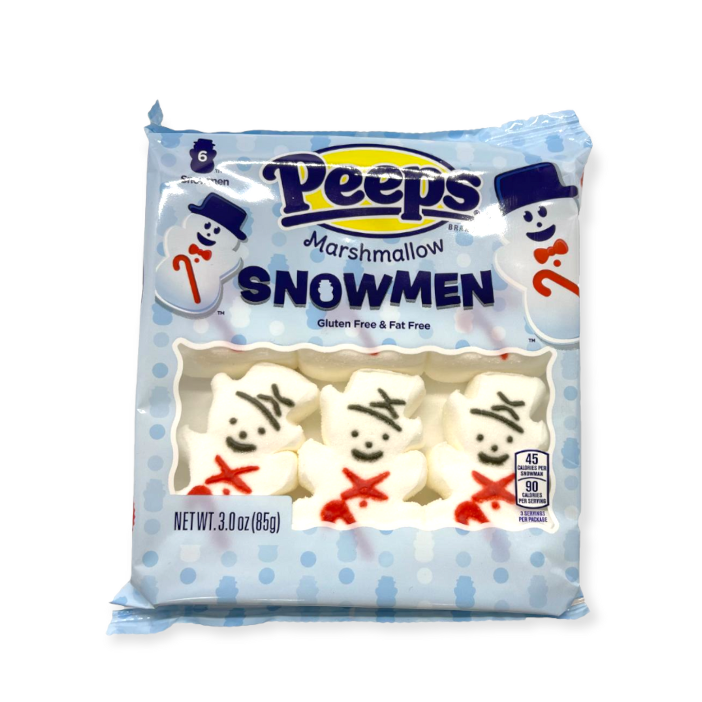 Peeps Marshmallow Snowmen 6PK - 3oz (85g)