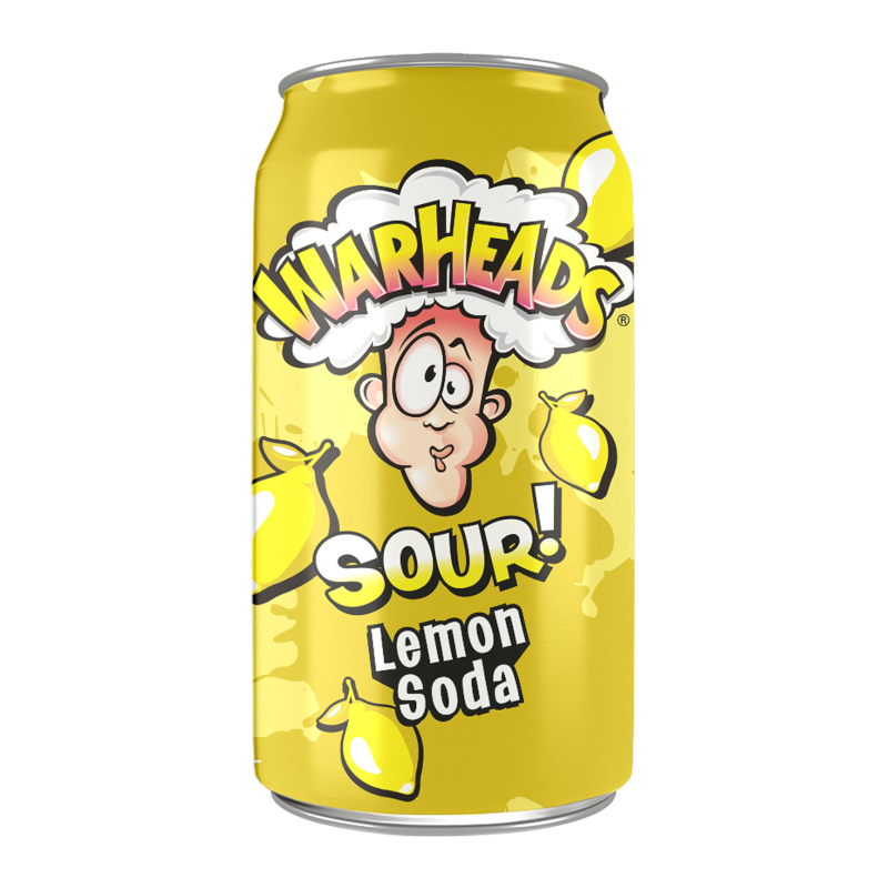 Warheads SOUR! Lemon Soda - 330ml