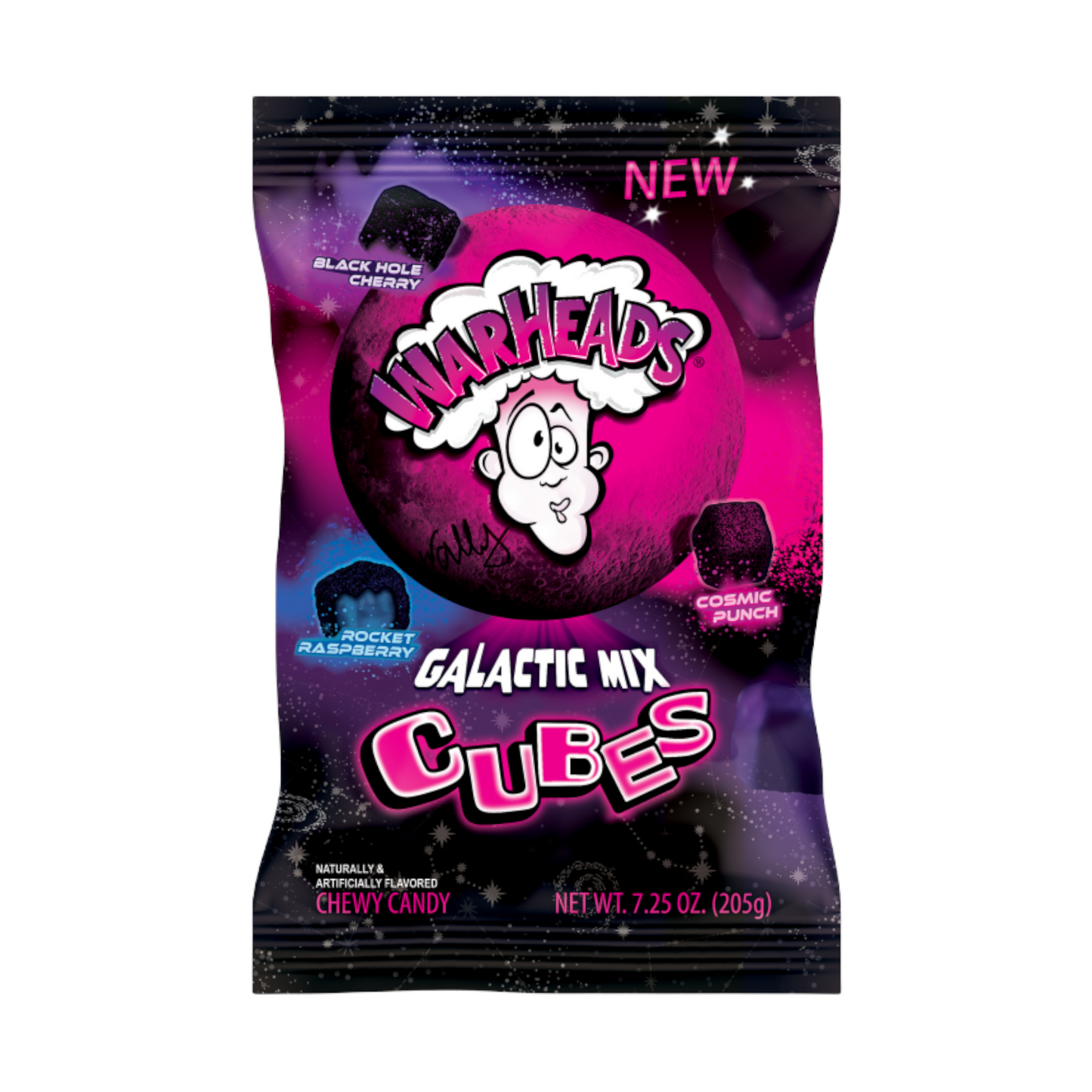 Warheads Galactic Cubes - 7.25oz (205g)