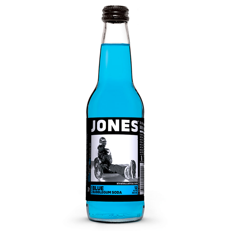 Jones Soda - Blue Bubblegum - 12fl.oz (355ml)