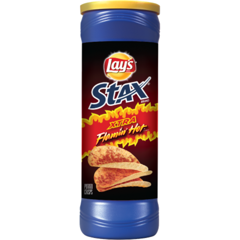 Lays Stax Flamin' Hot Patato Crisps