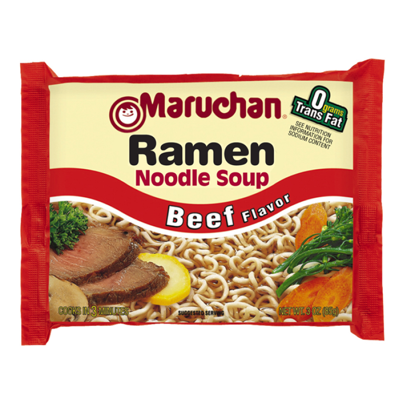 Maruchan - Beef Flavor Ramen Noodles - 3oz (85g)