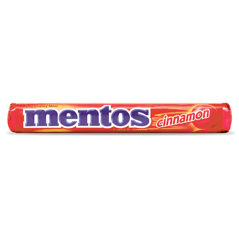 Mentos Chewy Mints Cinnamon Flavour - 1.32oz (37g)