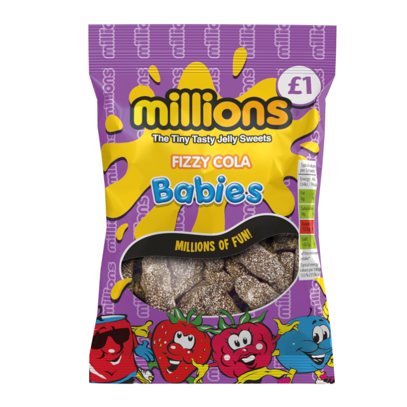 Millions Fizzy Cola Babies - 120g