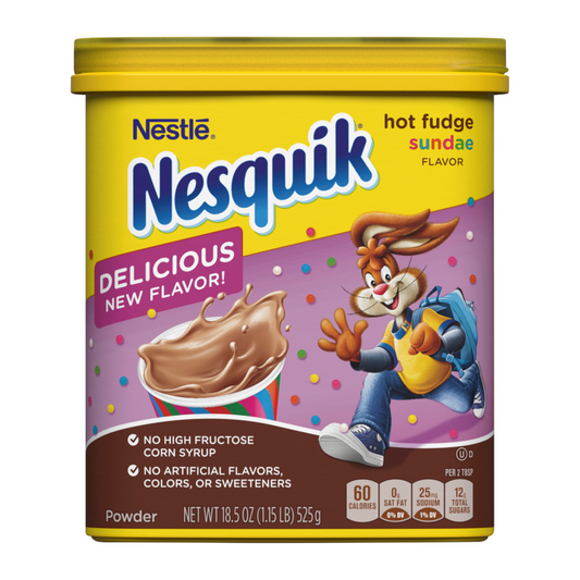 Nesquik Hot Fudge Sundae Drink Mix - 18.5oz (525g)