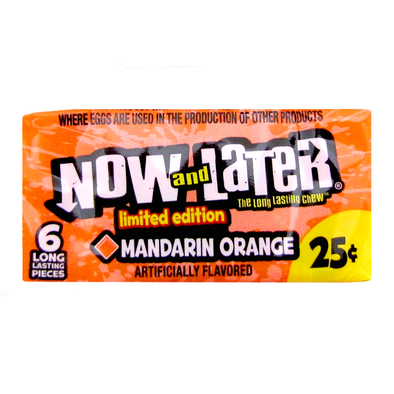 Now & Later 6 Piece Orange Mandarin