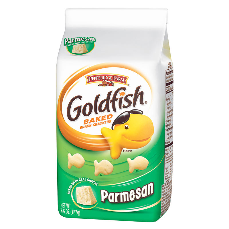 Pepperidge Farm Goldfish Crackers Parmesan Flavour 6.6oz (187g)